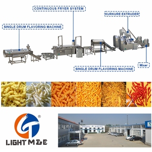 Máquina de aperitivos Kurkure de modelo pequeño Cheetos Crunchy <span class=keywords><strong>Corn</strong></span> Twist <span class=keywords><strong>Curl</strong></span> Línea de producción - Product Image 4