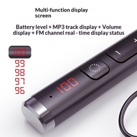 Écouteurs tour de cou multifonctionnels transfrontaliers V50 pour le sport, étanches, avec suppression du bruit, radio FM, lecteur de carte et son Hi-Fi