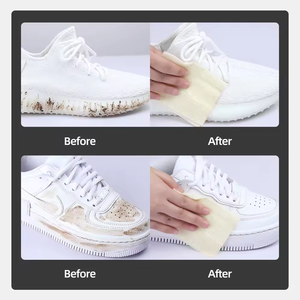 Liquide de nettoyage de chaussures de basket avancé détergent à <span class=keywords><strong>lessive</strong></span> avec serviettes en <span class=keywords><strong>microfibre</strong></span> brosse kit de nettoyage de chaussures - Product Image 4