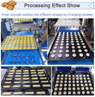 Machine automatique de dépose de biscuits en acier inoxydable, mini, industrielle, rotative, haute productivité, pour boulangeries, destinée aux fournisseurs