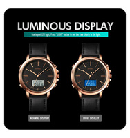 3ATM Wasserdichte Sportuhr Herren Analog-Digital-Uhren Großhandel Armbanduhr Skmei 1652