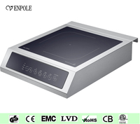 Kommerzielles elektrisches Kochen Induktion sherd Edelstahl 3.5KW Industrielles kommerzielles Induktion skochfeld