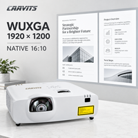 Projecteur laser CAAVITS UST 0.44 5000 Lumens WUXGA 3LCD, projecteur d'installation pour une expérience immersive, projecteurs pour parcs à thème