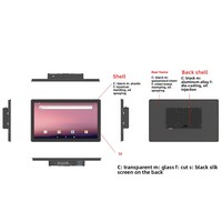 Ordinateur industriel P18R avec 4 Go de RAM, 64 Go de stockage, construction métallique, écran LCD VGA - En stock