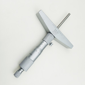 Guilin Depth <b>Micrometer</b> 0-300mm 0.01mm Resolution Stainless Steel Interchangeable Rod - Product Image 1