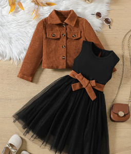 Ensemble de vêtements pour enfants automne-hiver, ensemble décontracté en molleton uni, ensemble tendance en deux pièces pour garçons et filles - Product Image 4