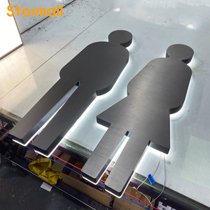 Enseigne rétroéclairée personnalisée en acrylique et métal, lettres de logo 3D rétroéclairées pour extérieur, signalétique lumineuse à LED pour Tolit - Product Image 6