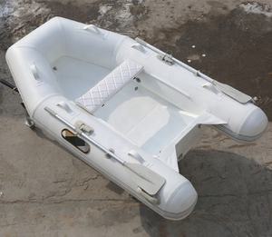 Petite taille RIB250 Sport Yacht coque en fibre de verre PVC matériel Dingy <span class=keywords><strong>bateau</strong></span> gonflable <span class=keywords><strong>semi</strong></span>-<span class=keywords><strong>rigide</strong></span> stable 2 personnes - Product Image 4