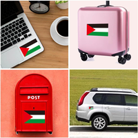 Autocollants décoratifs à prix avantageux, logo personnalisé, autocollants drapeau palestinien gratuit, autocollants de dessin animé pour ordinateur, autocollants imperméables