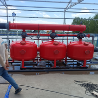 Filtro de Arena de Cuarzo de Acero al Carbono de Alto Flujo con PLC Automático para Riego Agrícola