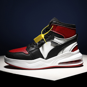 Custom Brand Logo Men's <strong>High</strong> Top Sport <strong>Sneakers</strong> Casual <strong>Ankle</strong> Boots with Air Cushion Lace-up Closure for Autumn/Winter Running - Product Image 5