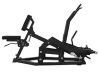 Machine à rames polyvalente à charge libre, avec support de poitrine, poignées multiples, bras indépendants réglables, pour usage commercial en salle de sport, en acier, sécurisée