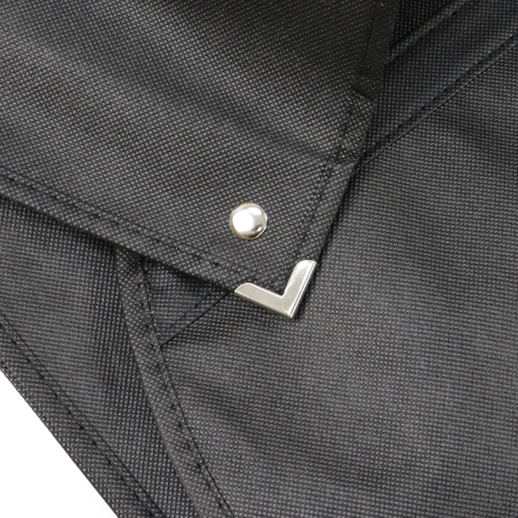 Luxury black eco friendly foldable cloth suit cover mens suit garment bag with zipper