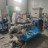 Machine extrudeuse d'aliments flottants pour poissons, machine de fabrication de granulés d'aliments pour poissons d'aquaculture, équipement de traitement des aliments pour poissons