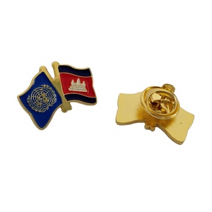 U.A.E. AE UAE la <span class=keywords><strong>bandera</strong></span> de los Emiratos Árabes Unidos y la <span class=keywords><strong>bandera</strong></span> de <span class=keywords><strong>Egipto</strong></span> cruzaron la doble <span class=keywords><strong>bandera</strong></span> amistad magnética metal abrigo pin insignias broche - Product Image 4