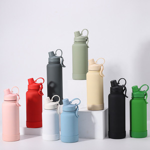 Bouteilles <span class=keywords><strong>d</strong></span>'<span class=keywords><strong>eau</strong></span> classiques en acier inoxydable, différentes capacités, couleurs élégantes, isolation thermique 12-24 heures, utilisation en extérieur - Product Image 4