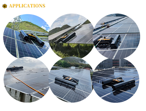 Kit de robot de nettoyage solaire Leoparddust LD-X6 2026 avec brosses automatiques et nettoyeur photovoltaïque LD-X6, élimination automatique de la poussière - Product Image 5
