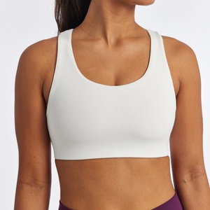 Soutien-gorge de sport transparent à fines bretelles, fermeture éclair frontale, personnalisable et abordable, idéal pour la natation et l'entraînement - Product Image 5