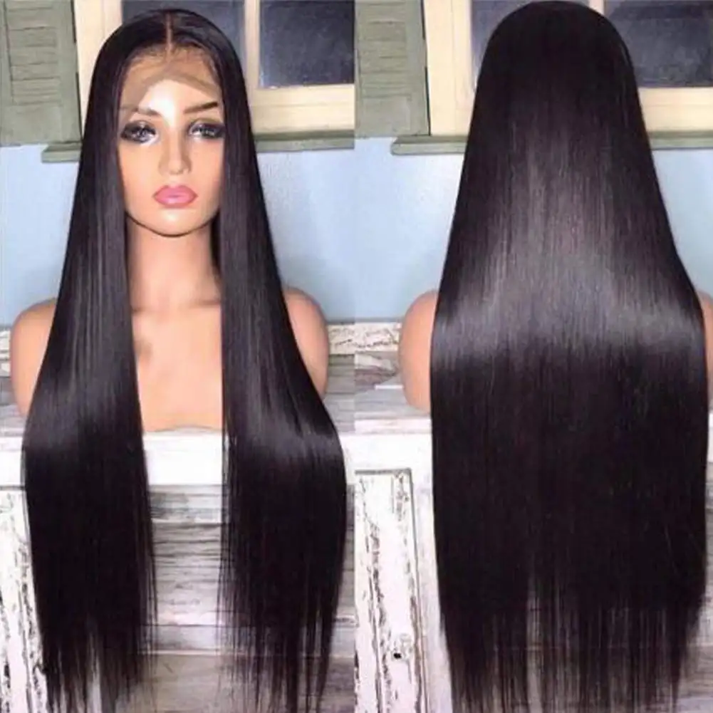 100% REAL HUMAN HAIR Bone Straight Lace Wig,Body Wave 13*4 4*4 Transparent Lace Wig,Cheap Closure Hd Lace Frontal Wigs