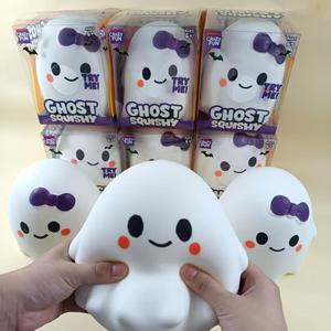 Juguete Sensorial Antiestrés de Fantasma Adorable, Suave y de Ascenso Lento, para Fiestas de Halloween, Regalo para Niñas, Niños y Adultos - Product Image 4