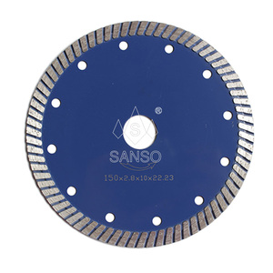 ใบเลื่อยเพชรแบบกดร้อนขนาด <span class=keywords><strong>125</strong></span> มม. พร้อมโครงสร้างแบบคลื่น สำหรับตัดหินแกรนิต หินอ่อน เซรามิก และกระเบื้อง - Product Image 4