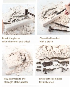 Kits <span class=keywords><strong>de</strong></span> Excavación <span class=keywords><strong>de</strong></span> Fósiles <span class=keywords><strong>de</strong></span> Dinosaurios, Educación Arqueológica, Exquisito <span class=keywords><strong>Juego</strong></span> <span class=keywords><strong>de</strong></span> Juguetes Jurásicos, Figura <span class=keywords><strong>de</strong></span> Acción para Niños, Modelo <span class=keywords><strong>de</strong></span> Esqueleto, Regalo - Product Image 2