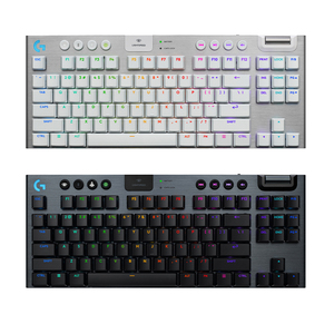 คีย์บอร์ดเกมมิ่งไร้สาย Logitech <span class=keywords><strong>G915</strong></span> X TKL LIGHTSPEED แบบกลไก รองรับบลูทูธ สามโหมด ไฟ RGB Backlit สวิตช์แบบ Low Profile สำหรับพีซี - Product Image 1
