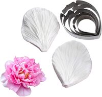 7 PC/ensemble Veiner fleur feuille poney Silicone moule sucre artisanat Fondant outils gâteau décoration fleur Cutter cuisson outil bricolage cuisine