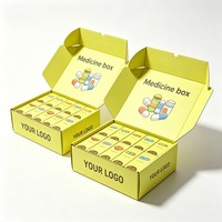 Boîtes pliantes de luxe personnalisées pour flacons de 10 ml de médicaments, avec logo, pour capsules de vitamines liquides – Vente en gros