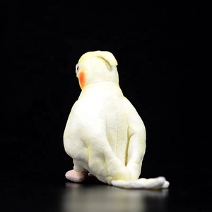 Sống động như thật màu vàng cockatiel <span class=keywords><strong>Bird</strong></span> <span class=keywords><strong>Plush</strong></span> đồ chơi cuộc sống thực Mini Vẹt Thú nhồi bông đồ chơi sinh nhật Giáng sinh quà tặng cho trẻ em - Product Image 2