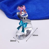 Petit mignon cristal garçon fille bébé chaussure bébé douche cadeau faveurs fête Souvenirs retour cadeau
