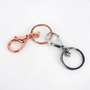 Phụ kiện móc khóa hợp kim, khóa móc dạng càng cua, phụ kiện làm đồ trang sức, phụ kiện làm túi xách, móc xoay dạng càng cua, vòng khóa chia đôi - Product Image 3