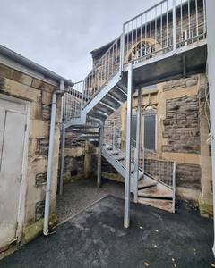 Escalier de secours <span class=keywords><strong>extérieur</strong></span> de style industriel en métal robuste et durable avec installation de bricolage - Product Image 2