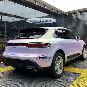 PET <strong>Colorful</strong> Gold Sky Pink Car Wrap <strong>Vinyl</strong> Magic Rainbow Gold Pink Green <strong>Vinyl</strong> Wrap Rolls For Car - Product Image 6