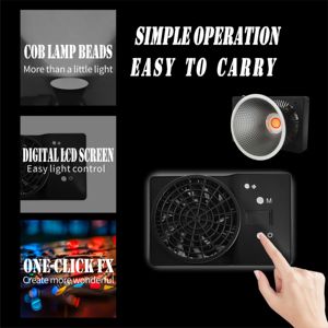 Luce LED Professionale RGB 100W Continua Portatile in Metallo per Fotografia e Video con Temperatura di Colore Regolabile per Trucco e <span class=keywords><strong>YouTube</strong></span> - Product Image 4