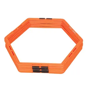 Hexagon Speed ring Soccer training Polygon agility rings Football Basketball Training Equipment