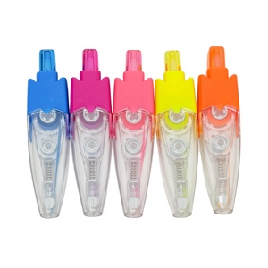 Ruban surligneur néon rechargeable, ruban fluorescent, bandes de marquage colorées pour surlignage de texte et décoration de cahiers - Product Image 1