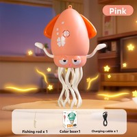 Jouet de poulpe dansant magique populaire pour enfants capteur automatique évitement d'obstacles décompression électrique calmar en plastique
