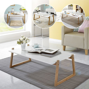 Phong Cách Nhật Bản Chất Lượng Cao Tre + MDF Xách Tay Giá Rẻ Máy Tính Xách Tay Giường Bàn Cà Phê - Product Image 4