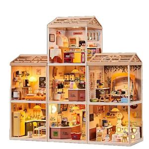 <span class=keywords><strong>Casa</strong></span> <span class=keywords><strong>de</strong></span> <span class=keywords><strong>Muñecas</strong></span> FQ para Niñas, Muebles Miniatura <span class=keywords><strong>de</strong></span> Madera, Juego <span class=keywords><strong>de</strong></span> Cocina <span class=keywords><strong>de</strong></span> Madera en Miniatura con Accesorios - Product Image 2