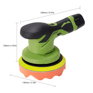 Polisseuse orbitale aléatoire sans fil mini 10,8 V / 12 V pour voiture, moteur DC LCP699-2 8 mm, avec tampon de polissage - Product Image 1