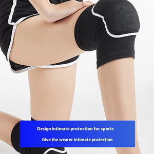 Venta al por mayor Mujer Baile Seguridad <span class=keywords><strong>Gimnasio</strong></span> Deporte Yoga Voleibol <span class=keywords><strong>Rodilleras</strong></span> Elástico Transpirable Baile Rodillera Soporte - Product Image 3