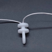 Prix d'usine de coureur de rail de rideau de pli de vague en forme de S en plastique de type unique avec des accessoires
