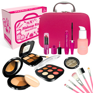 Dropshipping Shopfiy Ensemble de maquillage en plastique non toxique pour filles et enfants, kit de jouets de simulation cosmétique pour enfants, - Product Image 2
