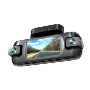 Caméra embarquée 4 canaux avec écran 3 pouces, caméras avant 2K, latérales 1080P, Wi-Fi intégré, GPS, vision nocturne H265 et moniteur de stationnement - Product Image 2