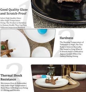 Scatola dei colori <span class=keywords><strong>Arcopal</strong></span> Set da pranzo imballaggio in porcellana spazio occidentale personalizzato in ceramica Logo stile Time Room tecnica moderna vacanza - Product Image 5