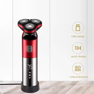 เครื่องโกนหนวดไฟฟ้าขนาดพกพา ชาร์จเร็ว กันน้ำ สำหรับการเดินทางฉุกเฉิน ออฟฟิศ แคมป์ปิ้ง สำหรับผู้ชาย - Product Image 4