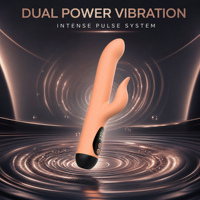 Bestmoon Jouet sexuel pour adultes, vibromasseur pour femmes, vibromasseur double tête pour point G, vibromasseur clitoridien, jouet sexuel rechargeable par USB pour femmes