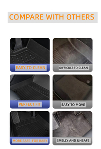 Hilux הכל-מזג אוויר מחצלות <span class=keywords><strong>tpe</strong></span> אביזרי תא מטען עם עיצוב cyberpunk תואם לדגמי רכב - Product Image 5