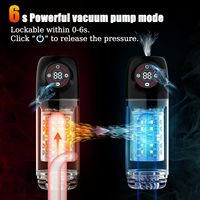 Mivoo Automatischer Männlicher Masturbator Penispumpe Wasserdicht USB Aufladbar 7 Saugmodi Lecken Rotierend Vibrierend Erwachsenen-Spielzeug